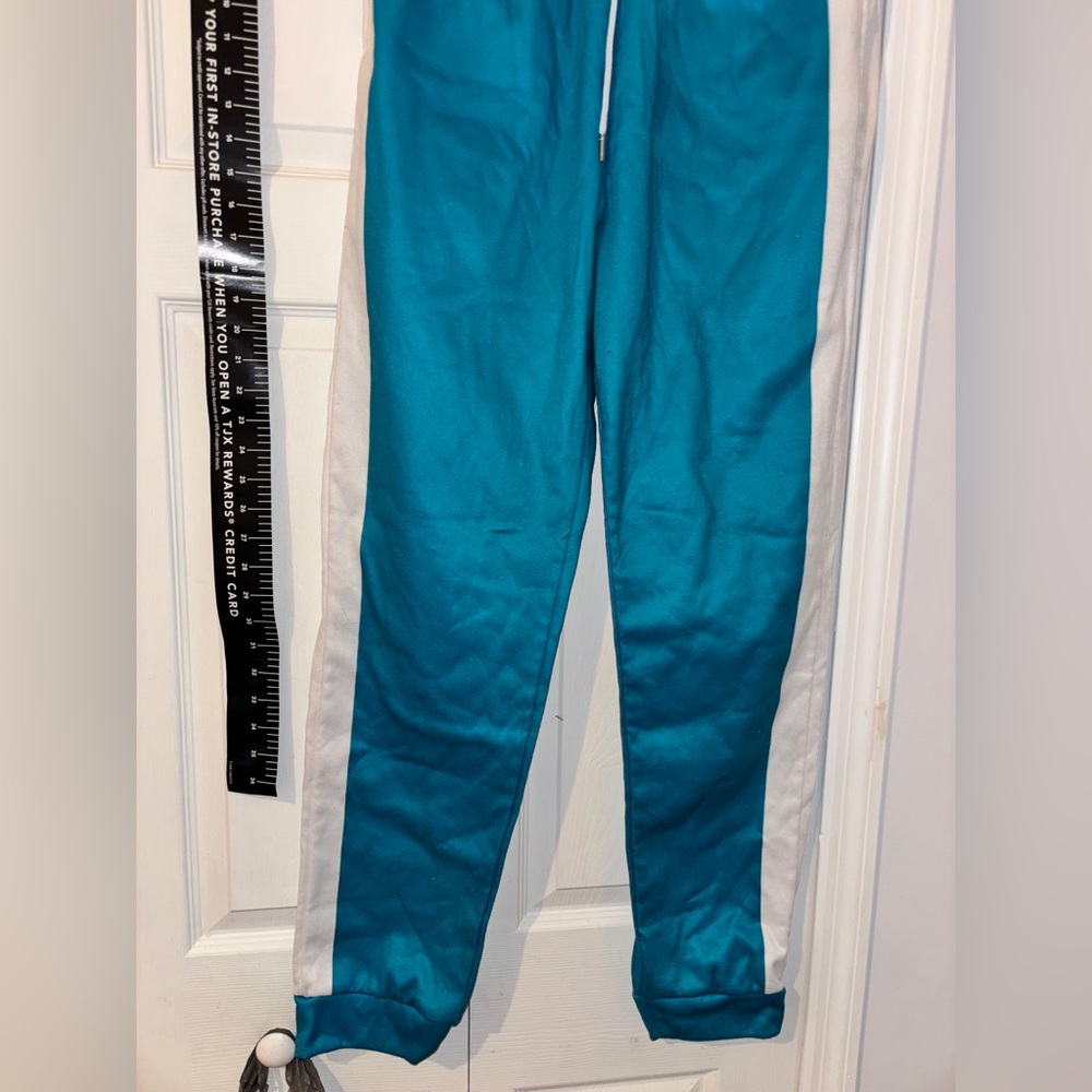 Men’s  - Blue & white 067 squid games jump suit pants & jacket USA xl rare!! - Picture 7 of 11